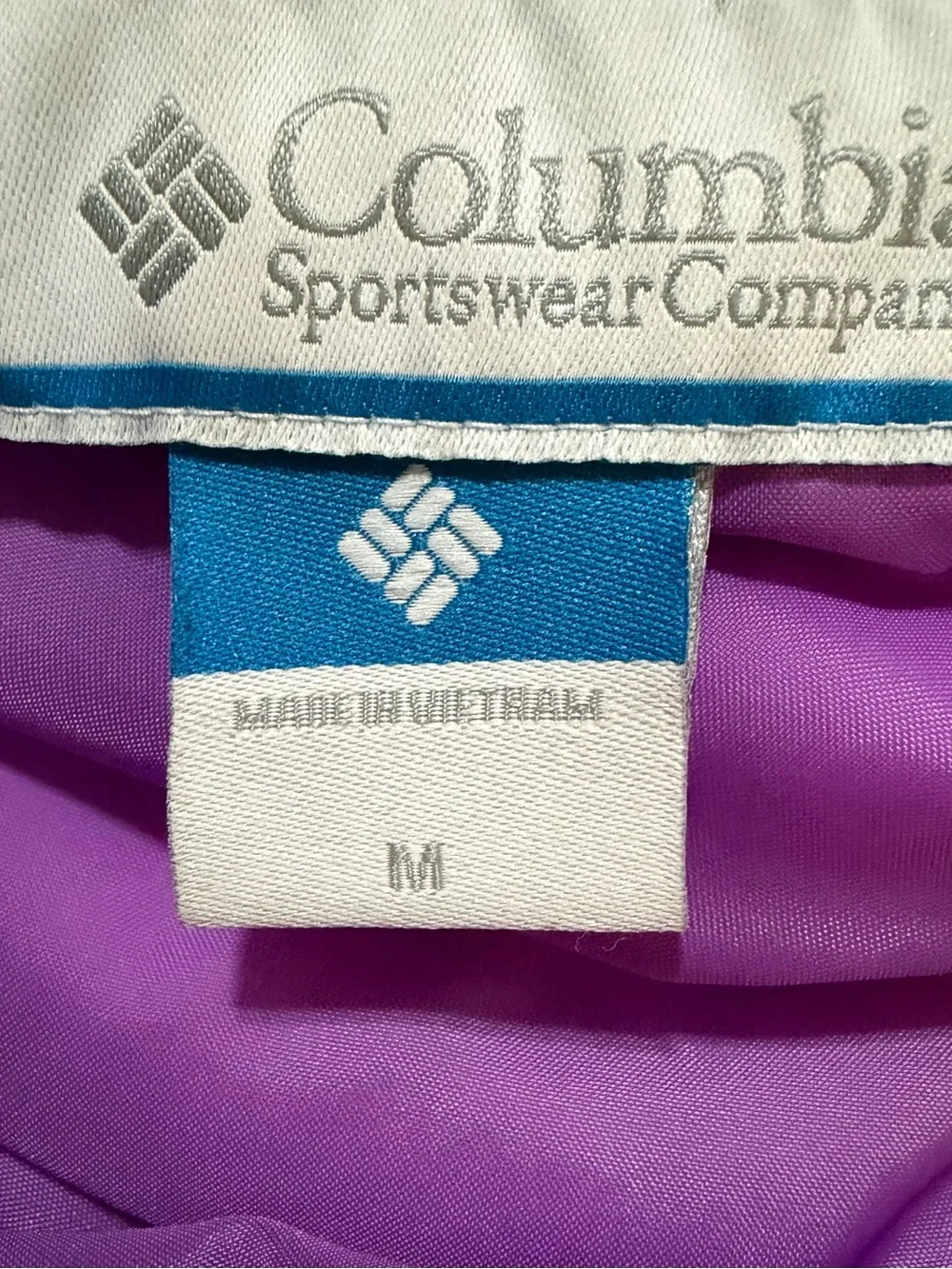 Columbia Girls Razzmadazzle Hooded Coat Jacket Purple Black Size Medium